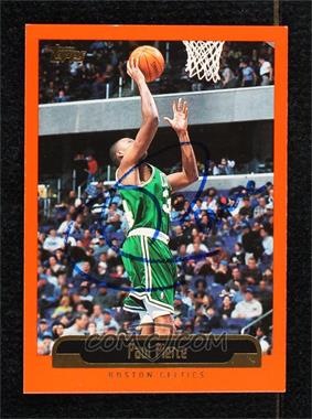 1999-00 Topps - [Base] #82 - Paul Pierce [JSA Certified COA Sticker]