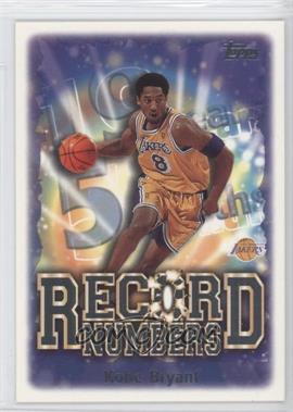 1999-00 Topps - Record Numbers #RN7 - Kobe Bryant