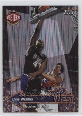 1999-00 Topps - Team Topps #TT19 - Chris Webber