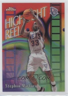 1999-00 Topps Chrome - Highlight Reels - Refractor #HR1 - Stephon Marbury