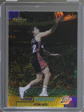 1999-00 Topps Finest - [Base] - Gold Refractor #85 - John Stockton /100