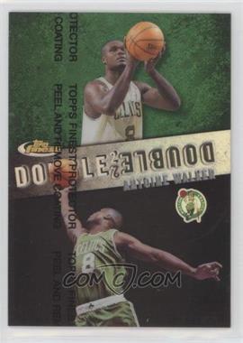 1999-00 Topps Finest - Double Double - Refractor #D3 - Antoine Walker