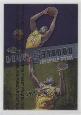 1999-00 Topps Finest - Double Double #D11 - Shaquille O'Neal