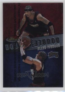 1999-00 Topps Finest - Double Double #D12 - Allen Iverson