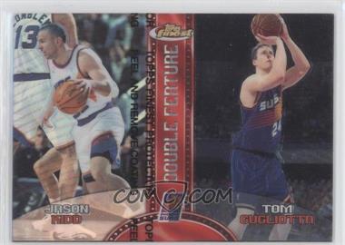 1999-00 Topps Finest - Double Feature - Refractor Left #DF12 - Jason Kidd, Tom Gugliotta