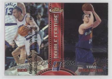 1999-00 Topps Finest - Double Feature - Refractor Left #DF12 - Jason Kidd, Tom Gugliotta