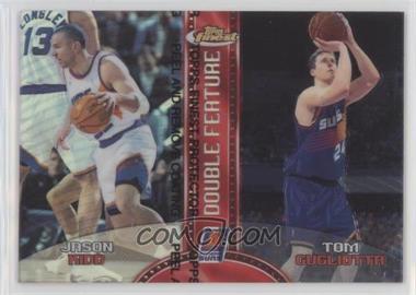 1999-00 Topps Finest - Double Feature - Refractor Left #DF12 - Jason Kidd, Tom Gugliotta