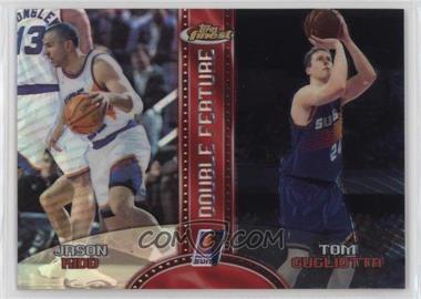 1999-00 Topps Finest - Double Feature - Refractor Left #DF12 - Jason Kidd, Tom Gugliotta