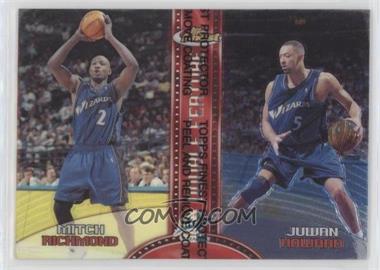 1999-00 Topps Finest - Double Feature - Refractor Left #DF13 - Mitch Richmond, Juwan Howard