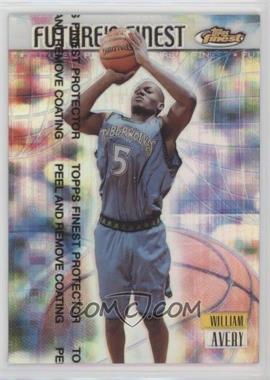 1999-00 Topps Finest - Future's Finest - Refractor Missing Serial Number #FF14 - William Avery