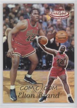 1999-00 Topps Gold Label - [Base] - Class 1 Red Label #86 - Elton Brand /100
