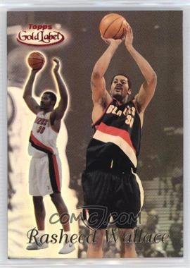 1999-00 Topps Gold Label - [Base] - Class 2 Red Label #50 - Rasheed Wallace /50