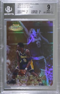 1999-00 Topps Gold Label - New Standard #NS4 - Kobe Bryant [BGS 9 MINT]