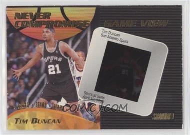 1999-00 Topps Stadium Club - Never Compromise - Game View #NCG19 - Tim Duncan /100