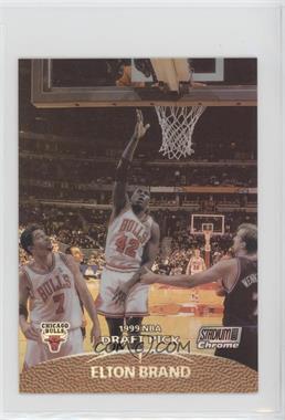 1999-00 Topps Stadium Club Chrome - Chrome Previews - Jumbo Refractor #15 - Elton Brand