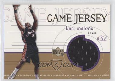 1999-00 Upper Deck - Game Jersey #GJ20 - Karl Malone