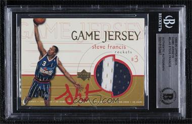 1999-00 Upper Deck - Game Jersey #GJ43 - Steve Francis [BAS BGS Authentic]