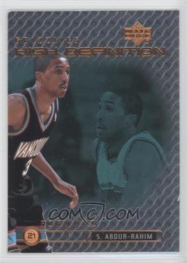 1999-00 Upper Deck - High Definition #HD4 - Shareef Abdur-Rahim