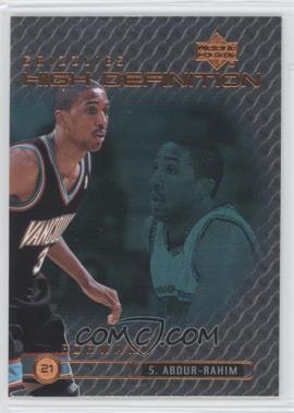 1999-00 Upper Deck - High Definition #HD4 - Shareef Abdur-Rahim