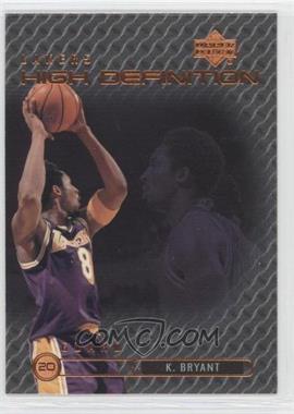 1999-00 Upper Deck - High Definition #HD8 - Kobe Bryant