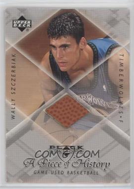 1999-00 Upper Deck Black Diamond - A Piece of History #WS - Wally Szczerbiak