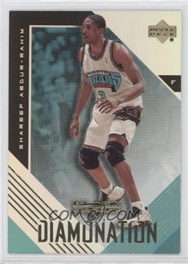 1999-00 Upper Deck Black Diamond - Diamonation #D7 - Shareef Abdur-Rahim [EX to NM]