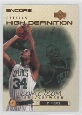 1999-00 Upper Deck Encore - High Definition #HD19 - Paul Pierce