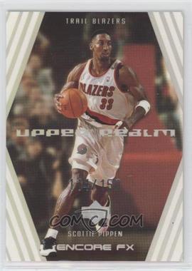 1999-00 Upper Deck Encore - Upper Realm - F/X #UR9 - Scottie Pippen /150