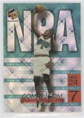 1999-00 Upper Deck HoloGrFX - NBA 24-7 #N6 - Shareef Abdur-Rahim