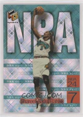 1999-00 Upper Deck HoloGrFX - NBA 24-7 #N6 - Shareef Abdur-Rahim