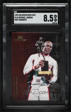 1999-00 Upper Deck MVP - Jordan's MVP Moments #MJ3 - Michael Jordan [SGC 8.5 NM/Mt+]