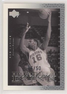 1999-00 Upper Deck NBA Legends - [Base] - Commemorative Collection #60 - Bob Lanier /50