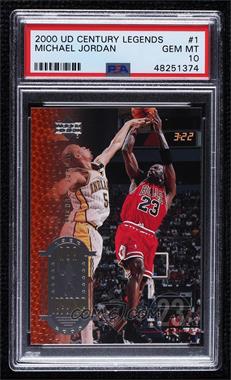 1999-00 Upper Deck NBA Legends - [Base] #1 - Michael Jordan [PSA 10 GEM MT]