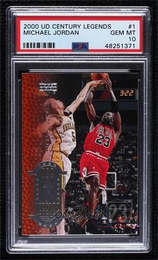 1999-00 Upper Deck NBA Legends - [Base] #1 - Michael Jordan [PSA 10 GEM MT]
