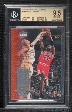 1999-00 Upper Deck NBA Legends - [Base] #1 - Michael Jordan [BGS 9.5 GEM MINT]