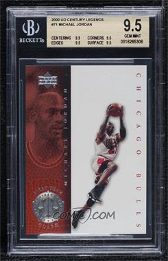 1999-00 Upper Deck NBA Legends - [Base] #71 - Michael Jordan [BGS 9.5 GEM MINT]