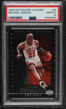 1999-00 Upper Deck NBA Legends - [Base] #85 - Michael Jordan [PSA 10 GEM MT]