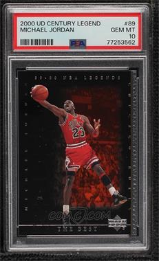 1999-00 Upper Deck NBA Legends - [Base] #89 - Michael Jordan [PSA 10 GEM MT]