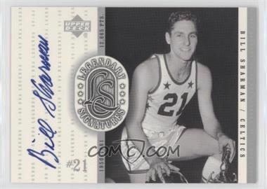 1999-00 Upper Deck NBA Legends - Legendary Signatures #BS - Bill Sharman