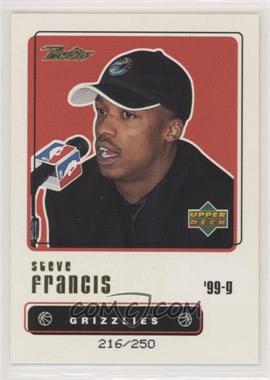 1999-00 Upper Deck Retro - [Base] - Gold #109 - Steve Francis /250