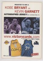 Kobe Bryant, Kevin Garnett [EX to NM]