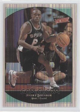 1999-00 Upper Deck Ultimate Victory - [Base] - Victory Collection #75 - Avery Johnson