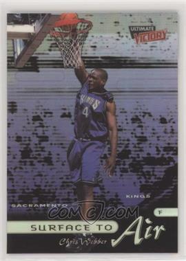 1999-00 Upper Deck Ultimate Victory - Surface to Air #SA9 - Chris Webber