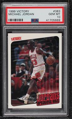 1999-00 Victory - [Base] #383 - Michael Jordan [PSA 10 GEM MT]