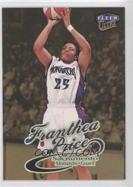 1999 Fleer Ultra WNBA - [Base] - Gold Medallion Edition #23G - Franthea Price