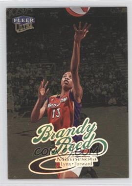 1999 Fleer Ultra WNBA - [Base] - Gold Medallion Edition #9G - Brandy Reed