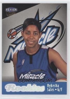 1999 Fleer Ultra WNBA - [Base] #104 - Rookies - Nykesha Sales