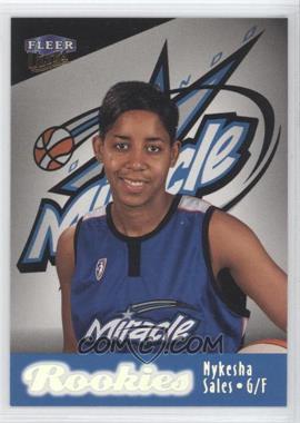 1999 Fleer Ultra WNBA - [Base] #104 - Rookies - Nykesha Sales