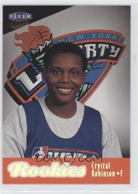 1999 Fleer Ultra WNBA - [Base] #107 - Rookies - Crystal Robinson