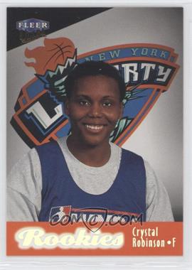 1999 Fleer Ultra WNBA - [Base] #107 - Rookies - Crystal Robinson